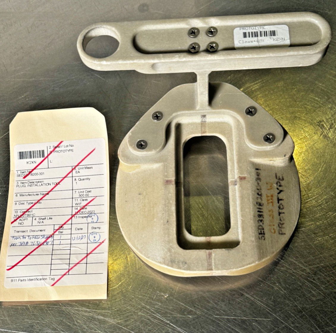 NASA Plug Installation Tool Prototype