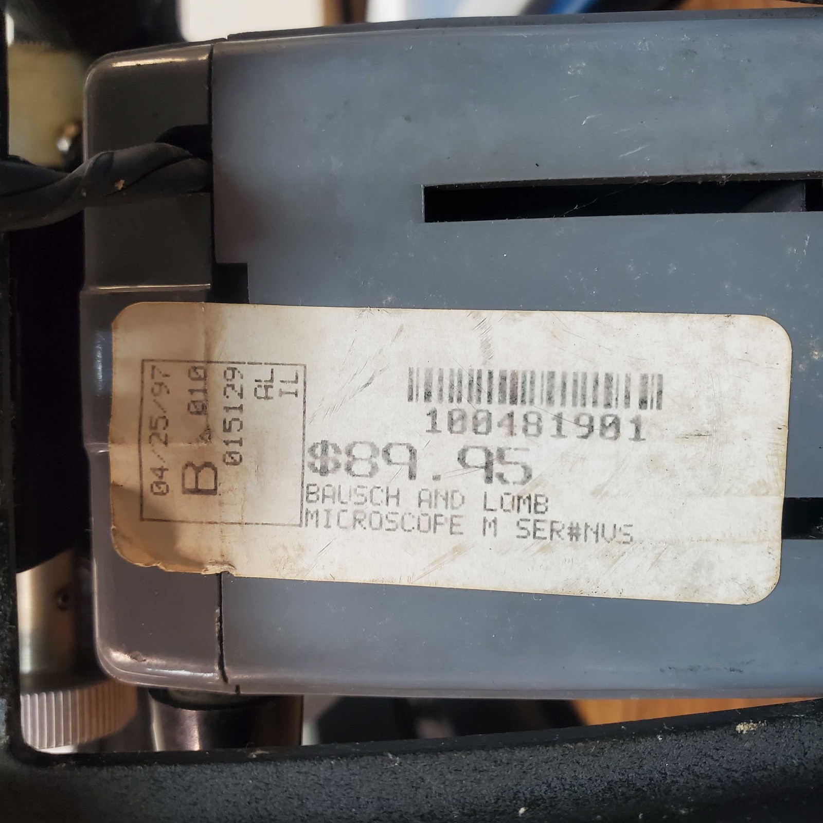 Vintage Bausch & Lomb Microscope M Series #NVS, AS-IS