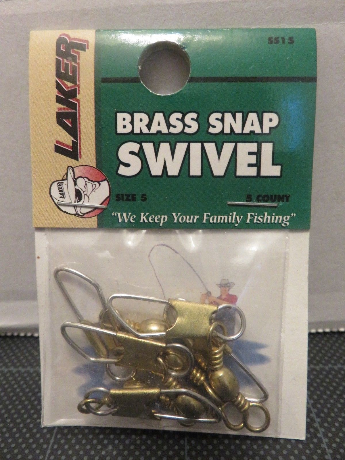 Laker Brass Snap Swivel Size 5 (5) pack Parts