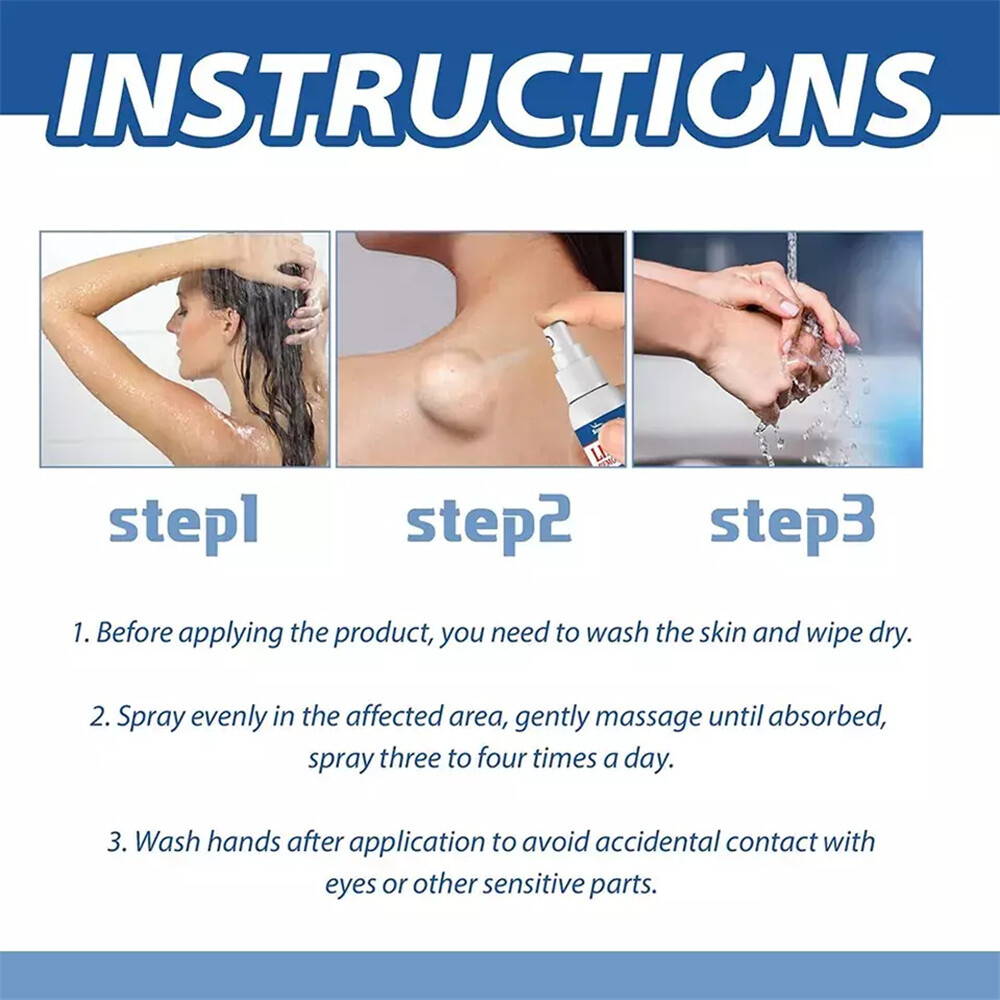2PCS Lipomheilung Reduction Spray, Instant LumpFree Lipoma Removal Spray USA Hot