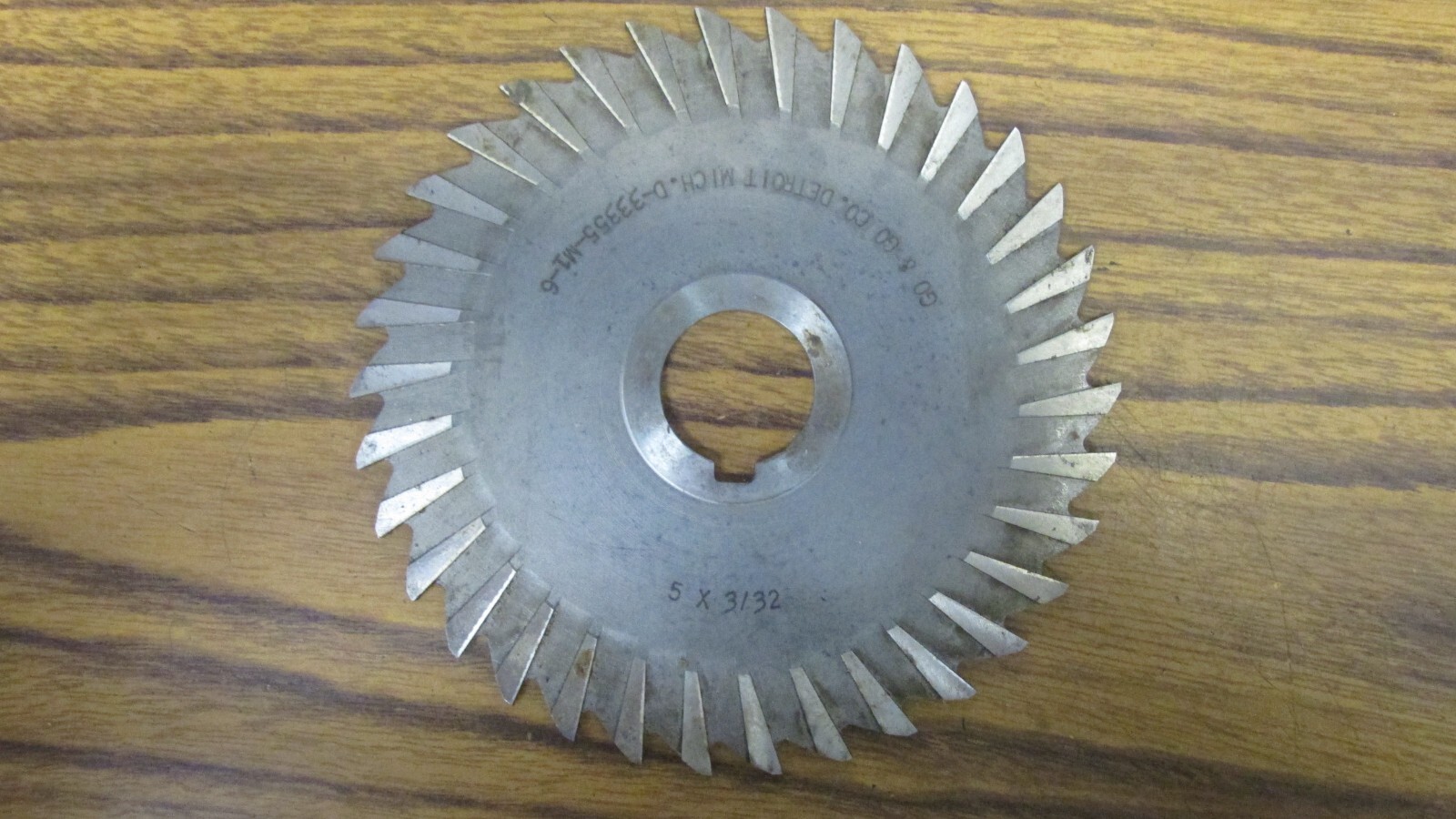 Goddard & Goddard 5.0" x 3/32" x 1.0" HSS Slot Milling Cutter
