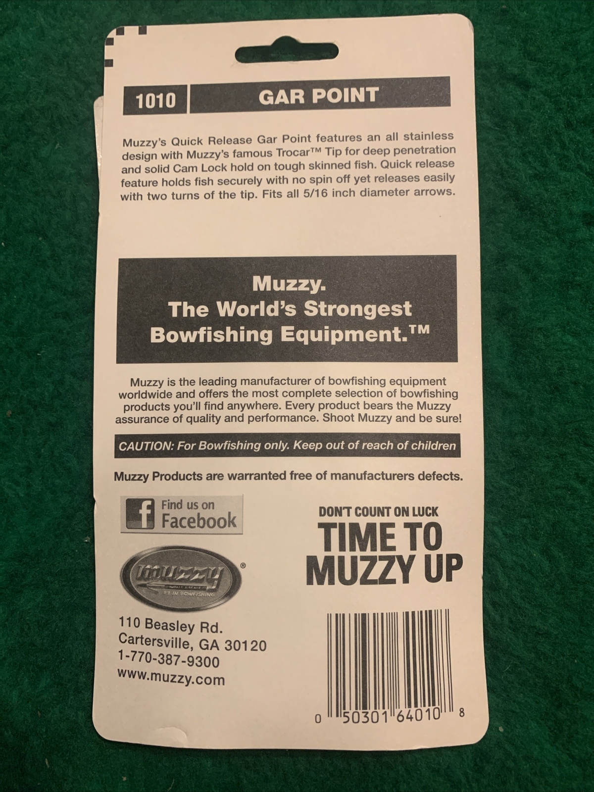 Muzzy Quick Release Gar Bowfishing Point