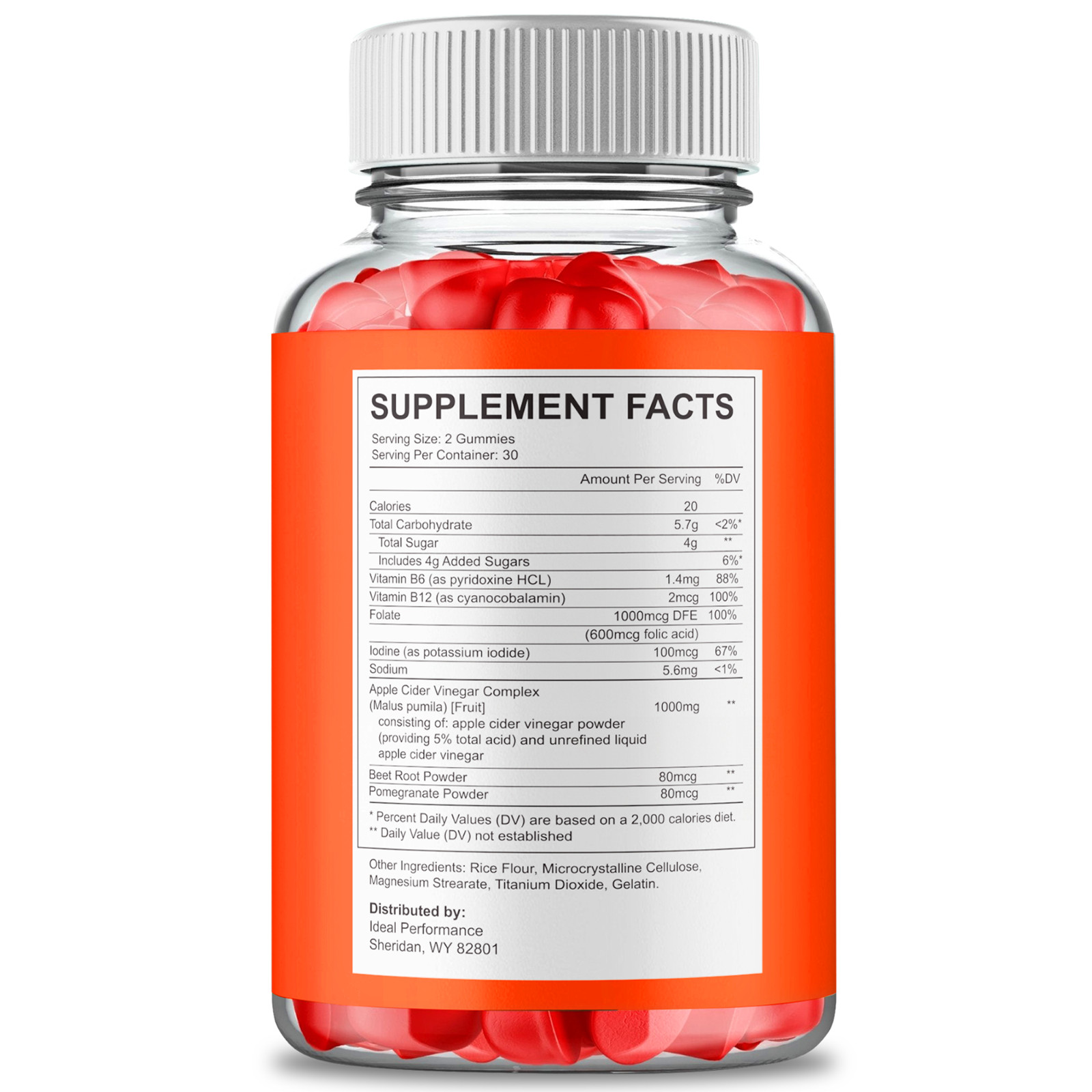Jelly Lean Gummies, Official JellyLean Supplement Gummies (5 Pack)