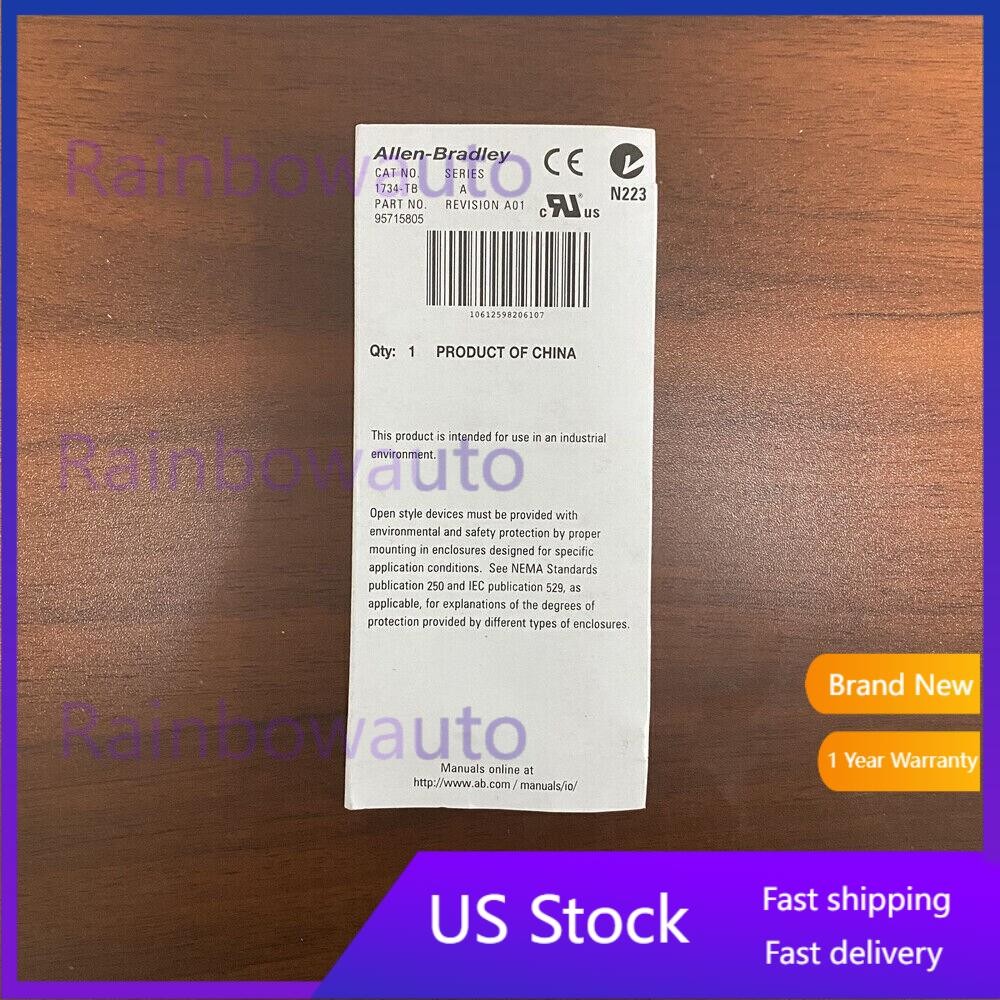 1 PCS  Allen Bradley 1734-TB /A POINT I/O Module Terminal Base US Free Tax