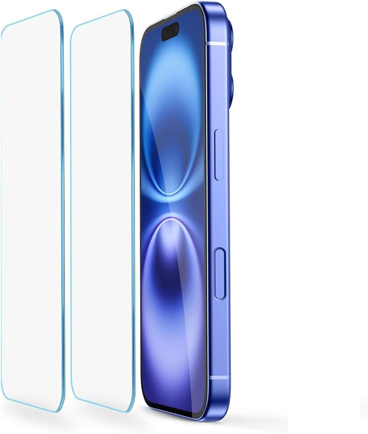 [iPe 16 Plus] Screen Protector, 9H+ Tempered Glass HD CLear Bubble Free
