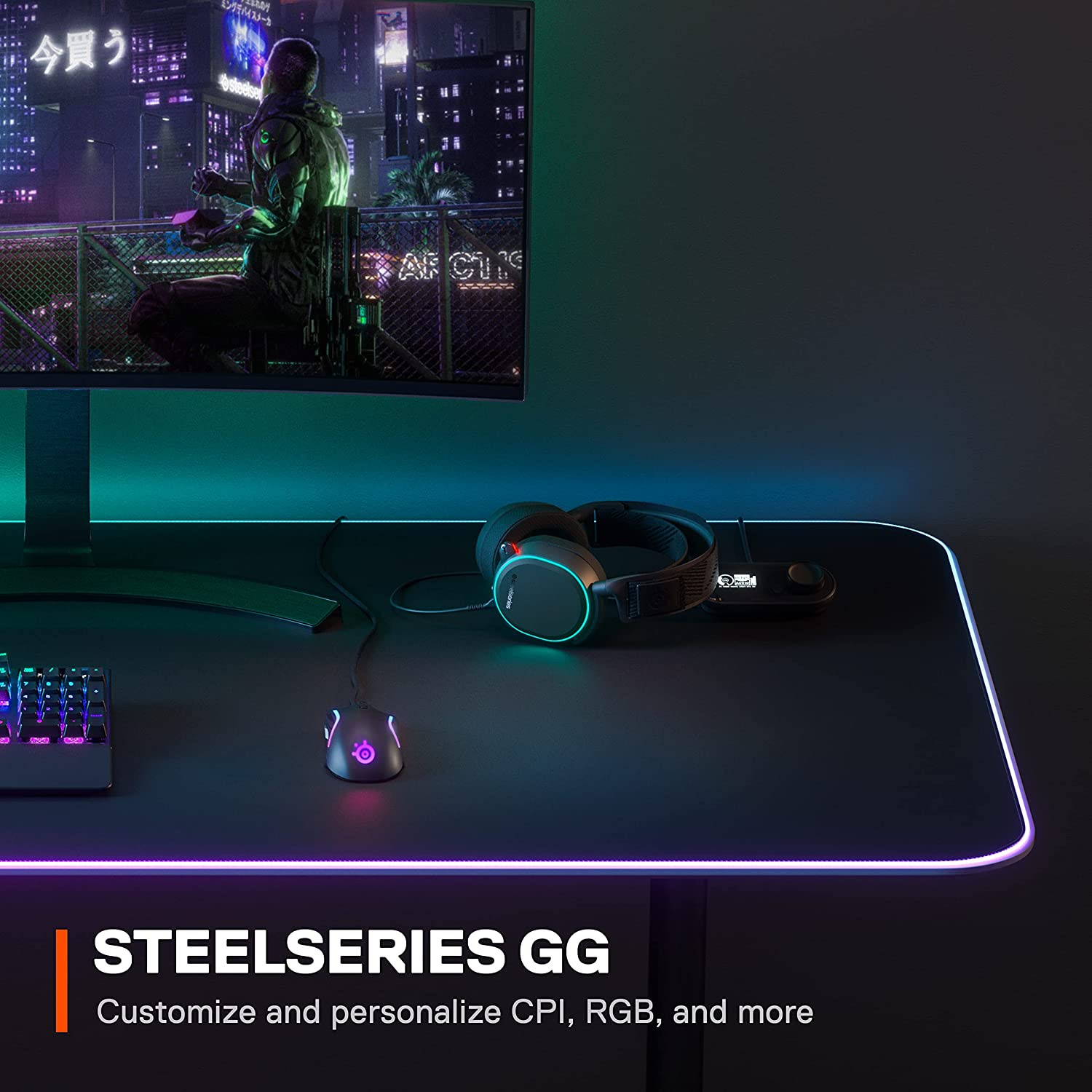 Rival 5 Gaming Mouse with Prismsync RGB Lighting and 9 Programmable Buttons – FP