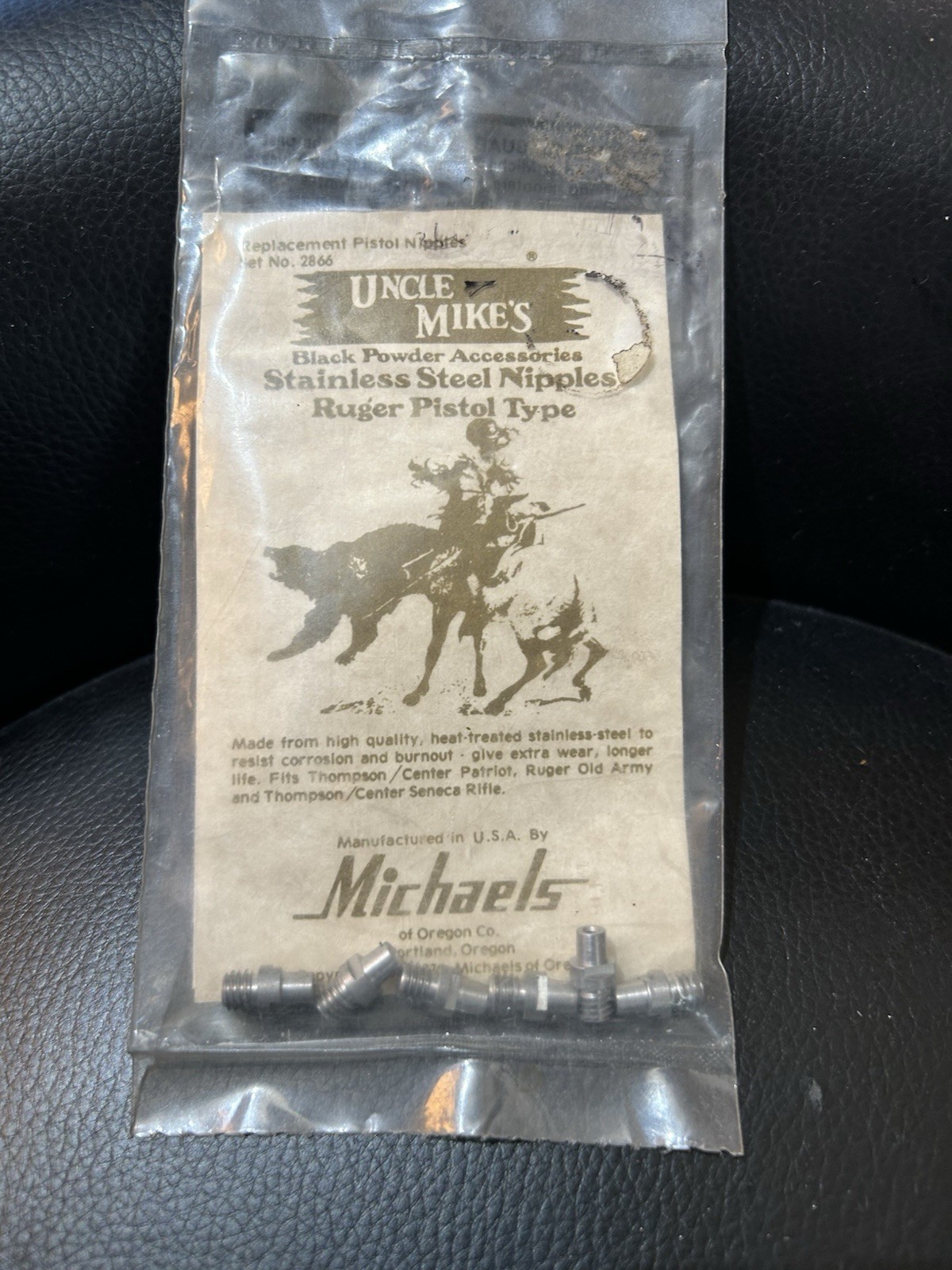 Uncle Mike's Stainless Steel Replacement Pistol Nipples Ruger Old Army & Others!