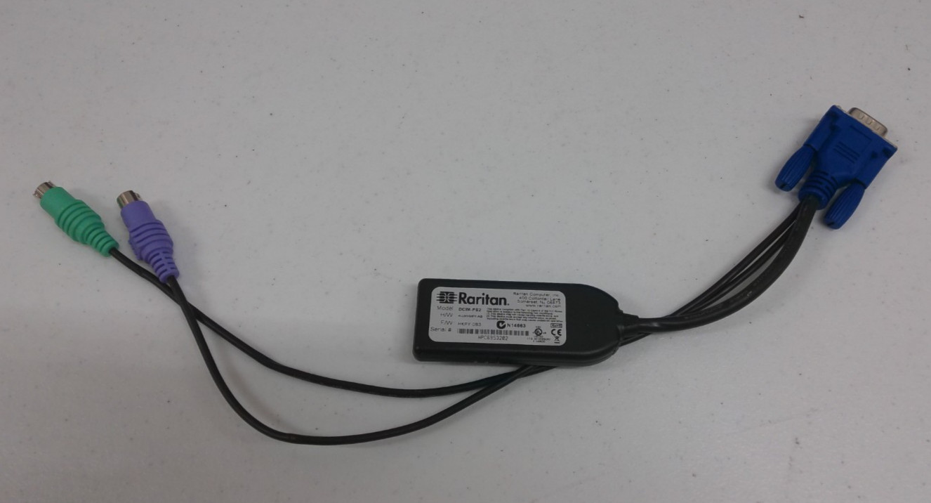 Raritan DCIM-PS2 VGA-PS/2 KVM Adapter for Dominion KX / KX II / KX III / LX II