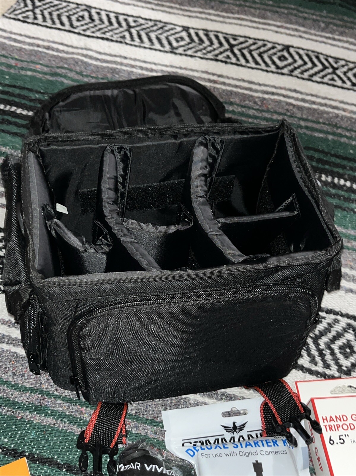 Elite Commander Optics Bag and Accessory Bundle 8 pieces, Remote, Filter