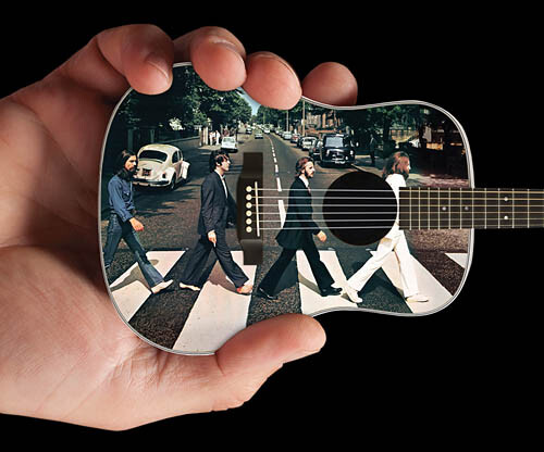 Axe Heaven Abbey Road Fab Four Tribute Miniature Guitar