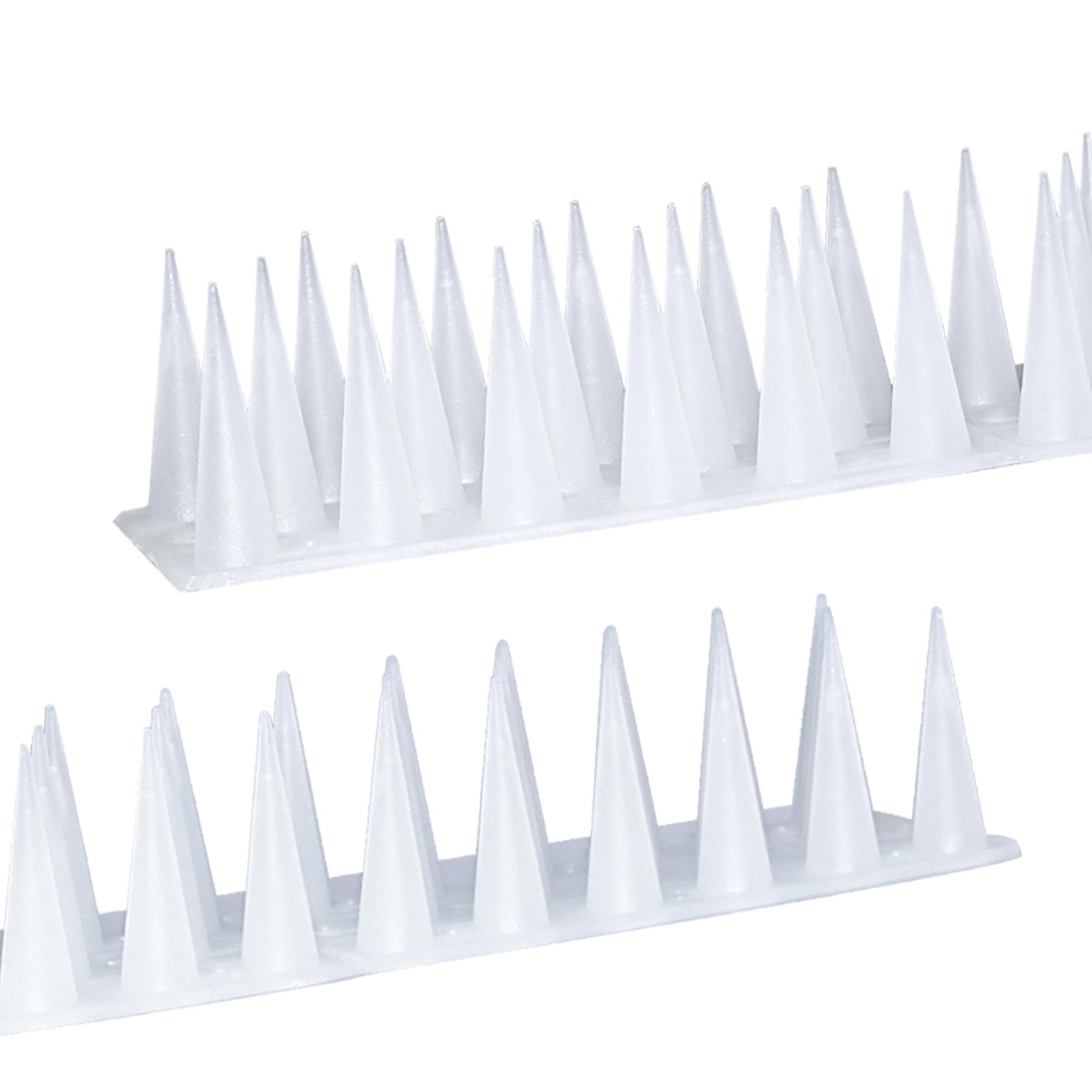 KOKMEYA Bird Spikes Clear 20 Pack Outdoor Bird Deterrents Fence Spike Garden Pat