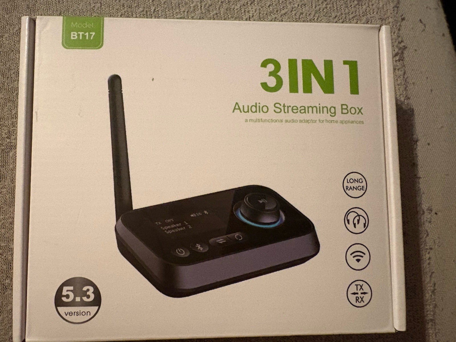 3 In 1 Audio Streaming Box BT17 Audio Streaming Box 5.3 Version