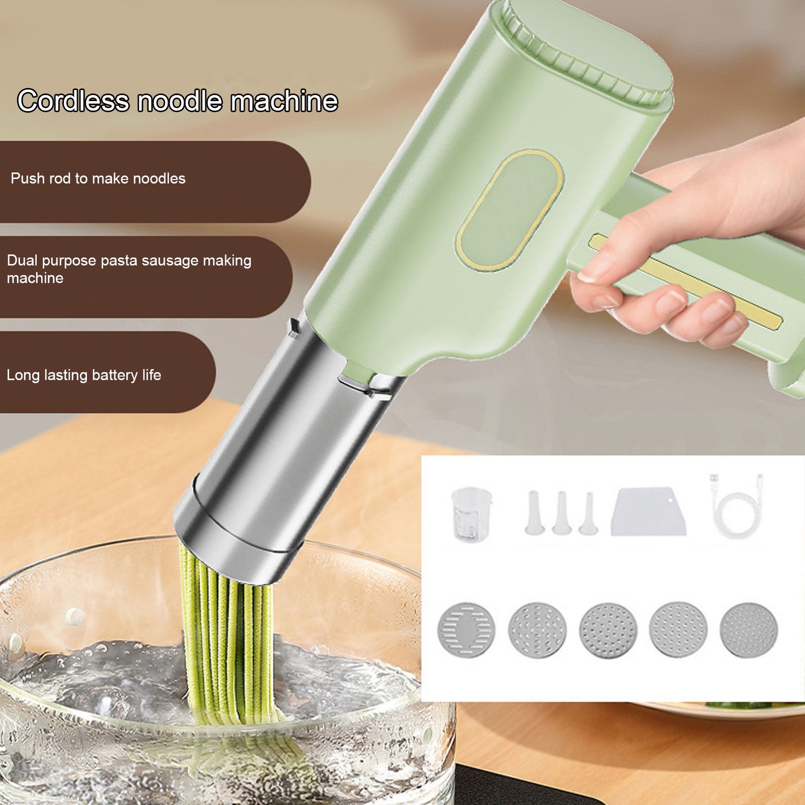 Automatic Pasta Press For Versatile Home Cooking