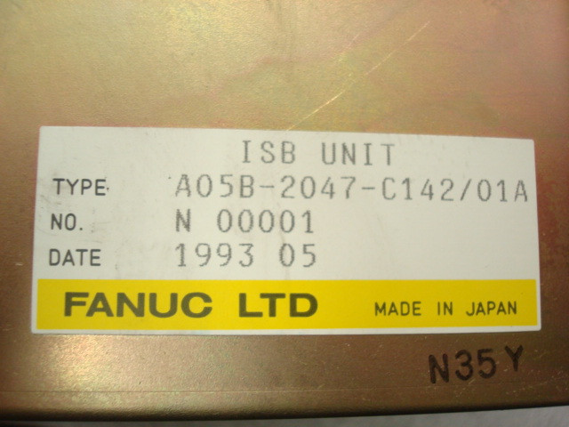 USED Fanuc A05B-2047-C142/01A ISB Unit