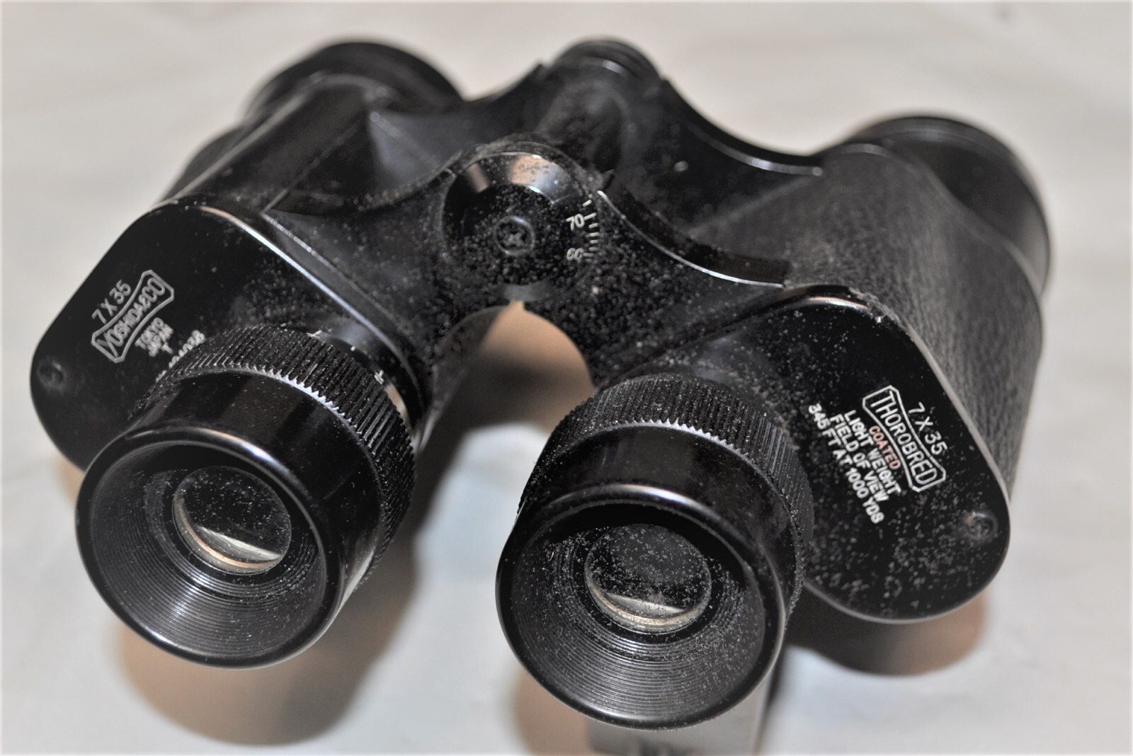 YOSHIDA CO. THOROBRED 7X 35 BINOCULARS FIELD 345ft@ 1000yds COMMERCIAL Surplus