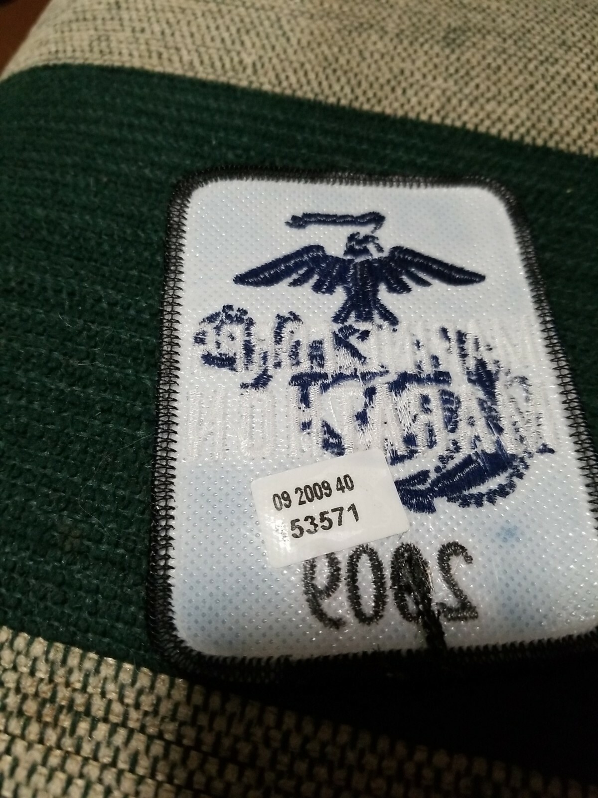 Marine Corps Marathon 2009 Patch