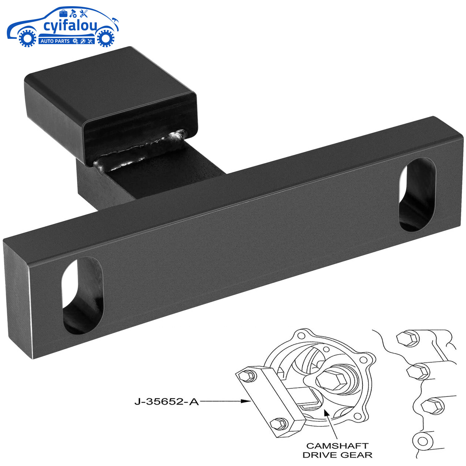 Cam Gear Retaining Tool J-35652-A for Detroit Diesel 60 Series Alt to M30116