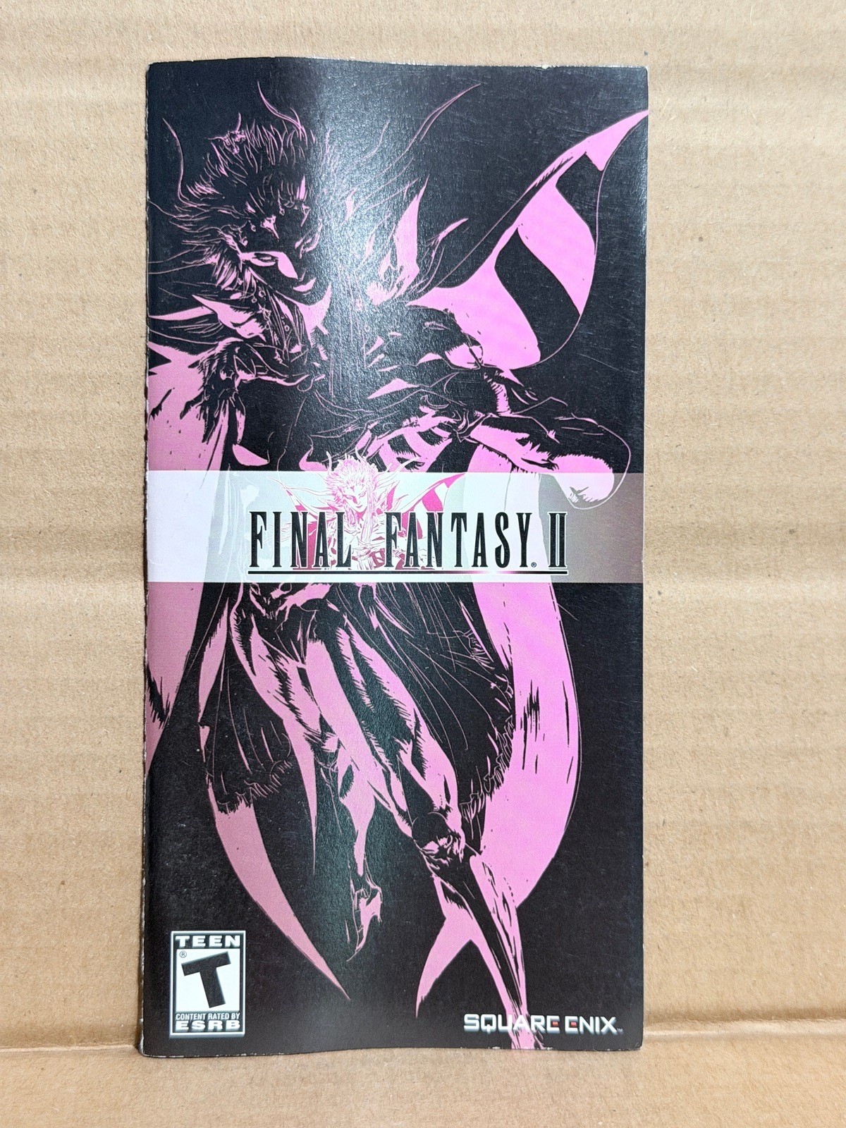 Final Fantasy II Sony PSP  Game Manual Booklet Only No Game