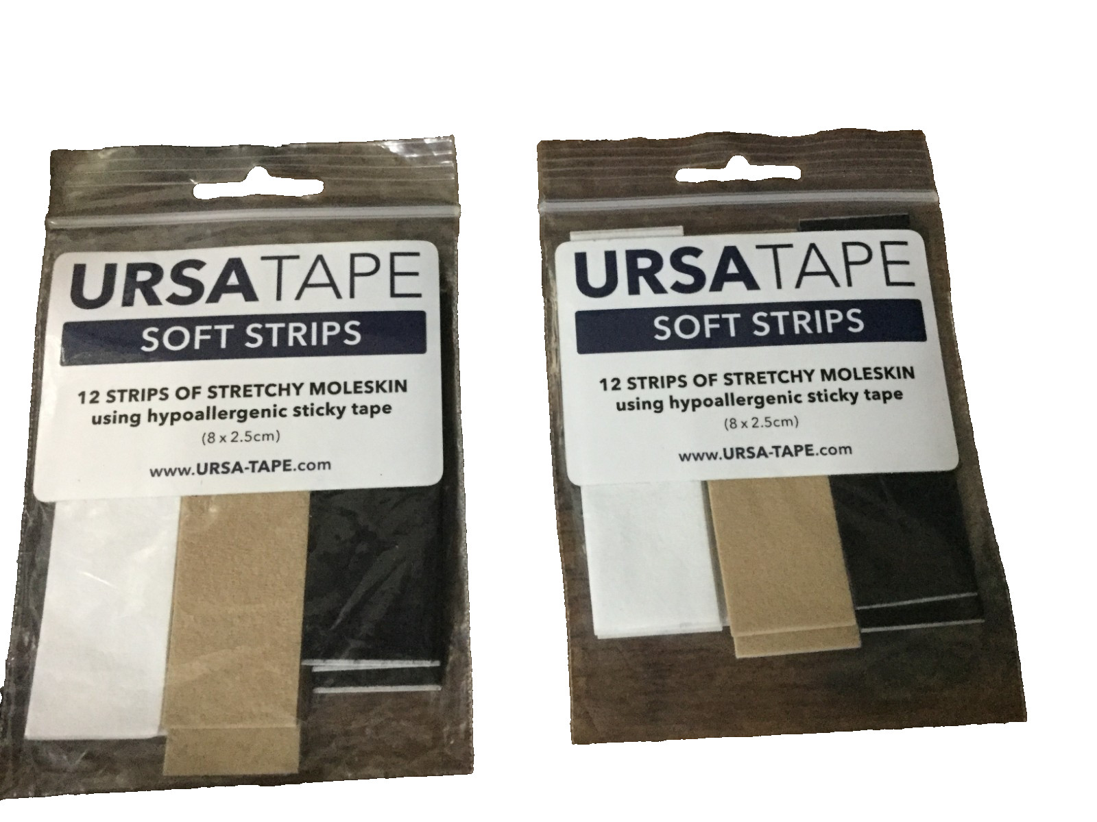 2 packs of Ursa Tape Soft Strips  Total of 24  (12 in each pack)  Multicolor