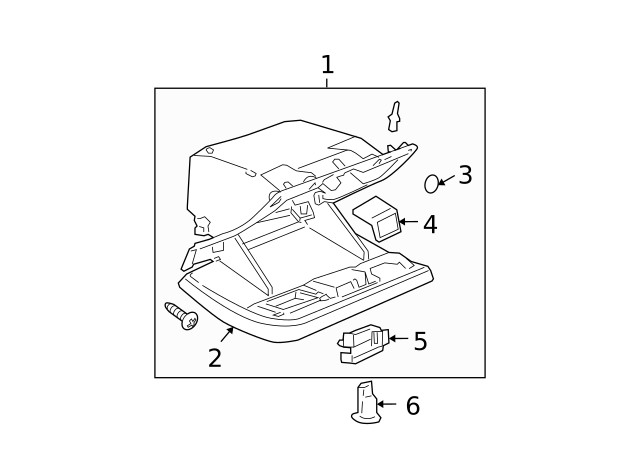 Genuine GM Very Light Linen Instrument Panel Compartment Door 25780110