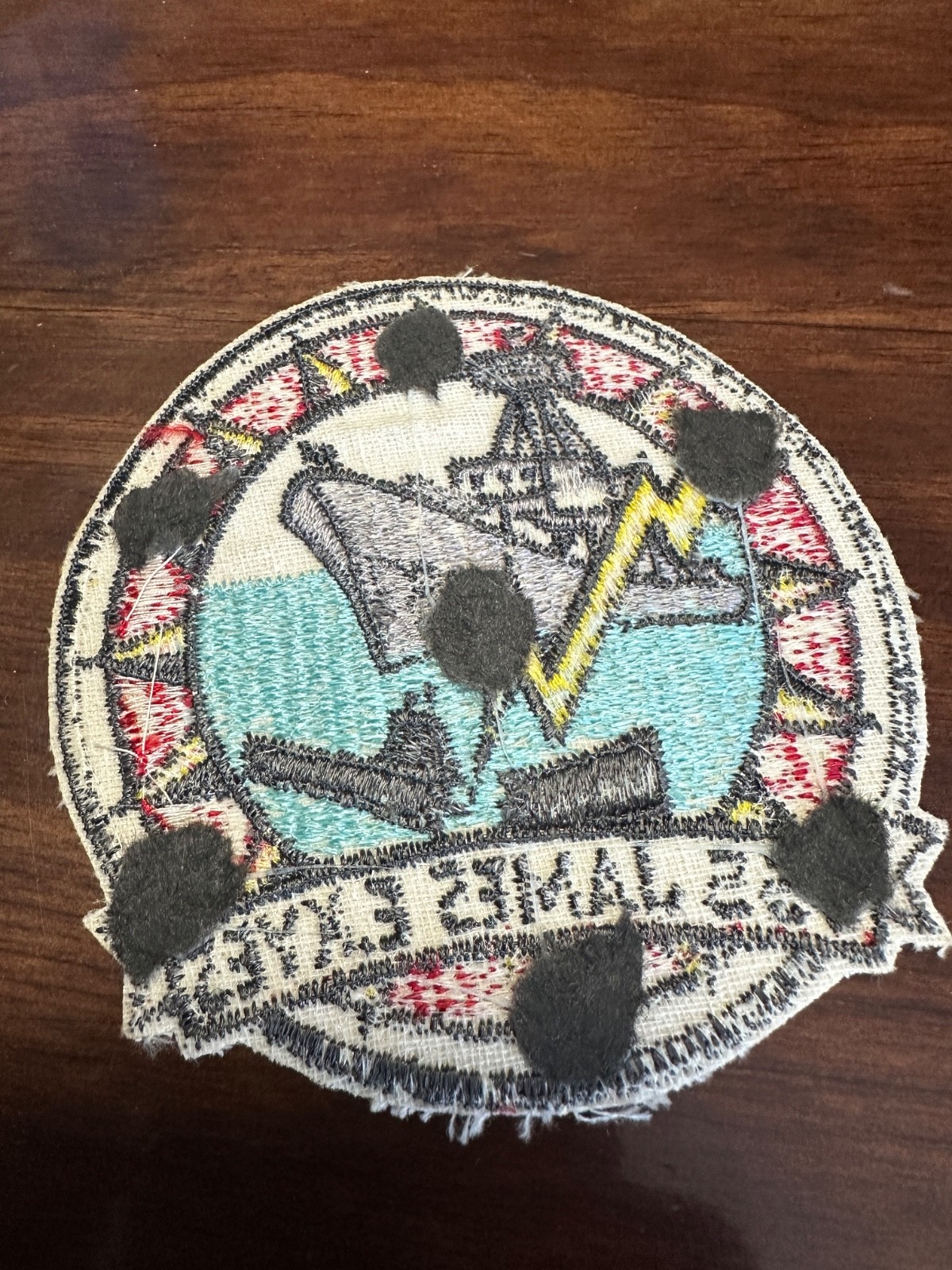 Vintage US Navy USS James E. Kyes DD-787 Ship Patch