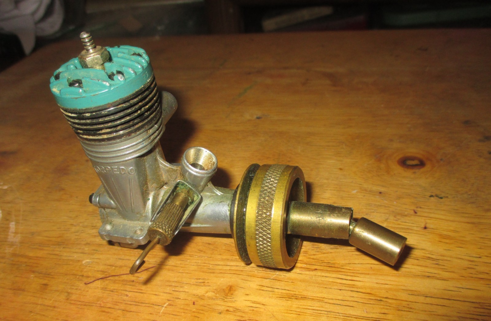 K&B Torpedo 23 Green Head Model Airplane Marine Engine