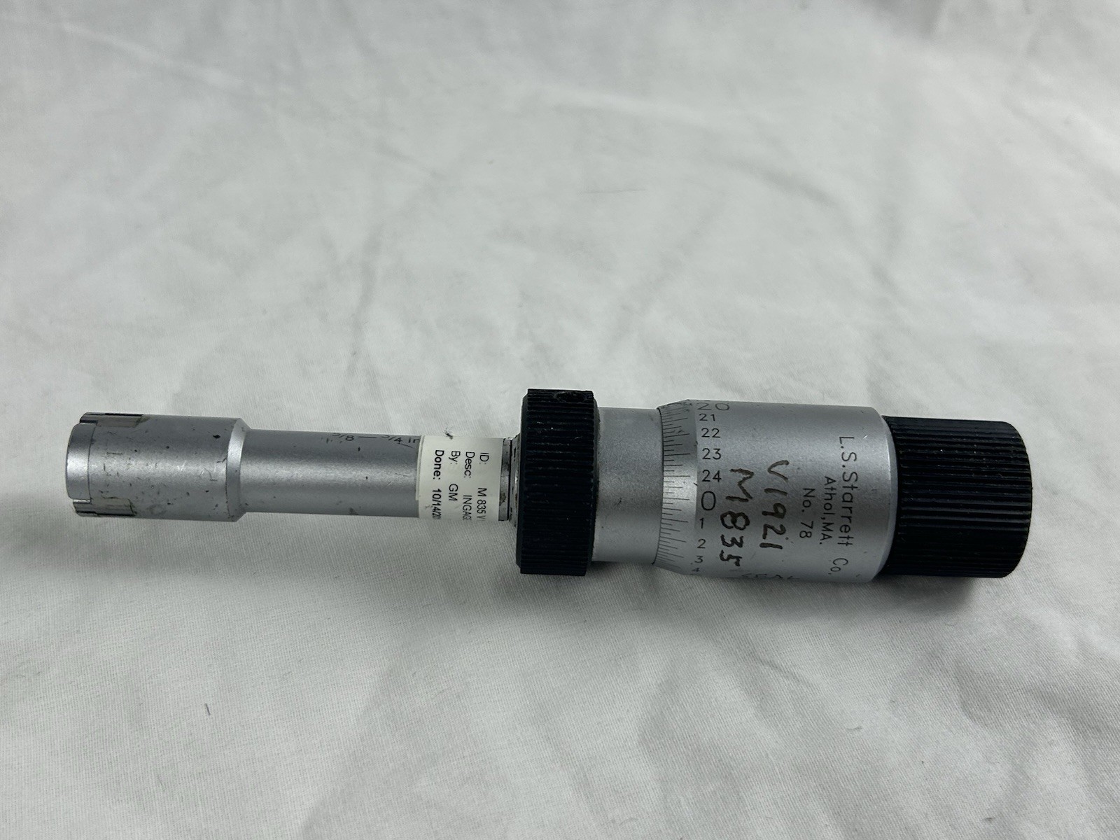 Starrett No. 78 Internal Micrometer / Bore Gage 5/8”-3/4”