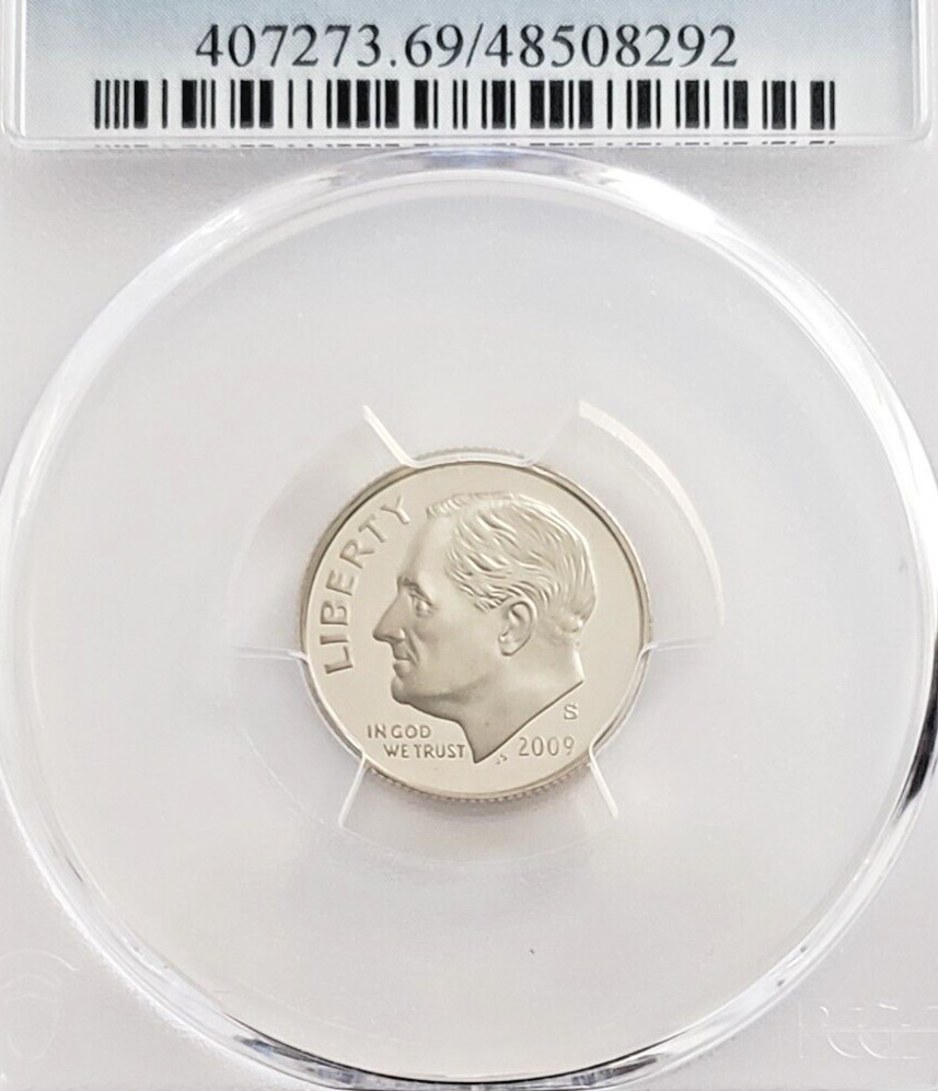 2009-S Roosevelt Proof Dime - PCGS PR69DCAM - Nice Coin! 8292