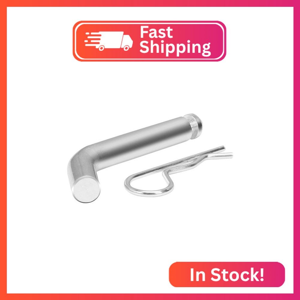 Big RED ATRLY3202R Torin Trailer Hitch Pin with Clip, 5/8-Inch Diameter, Fit 2"