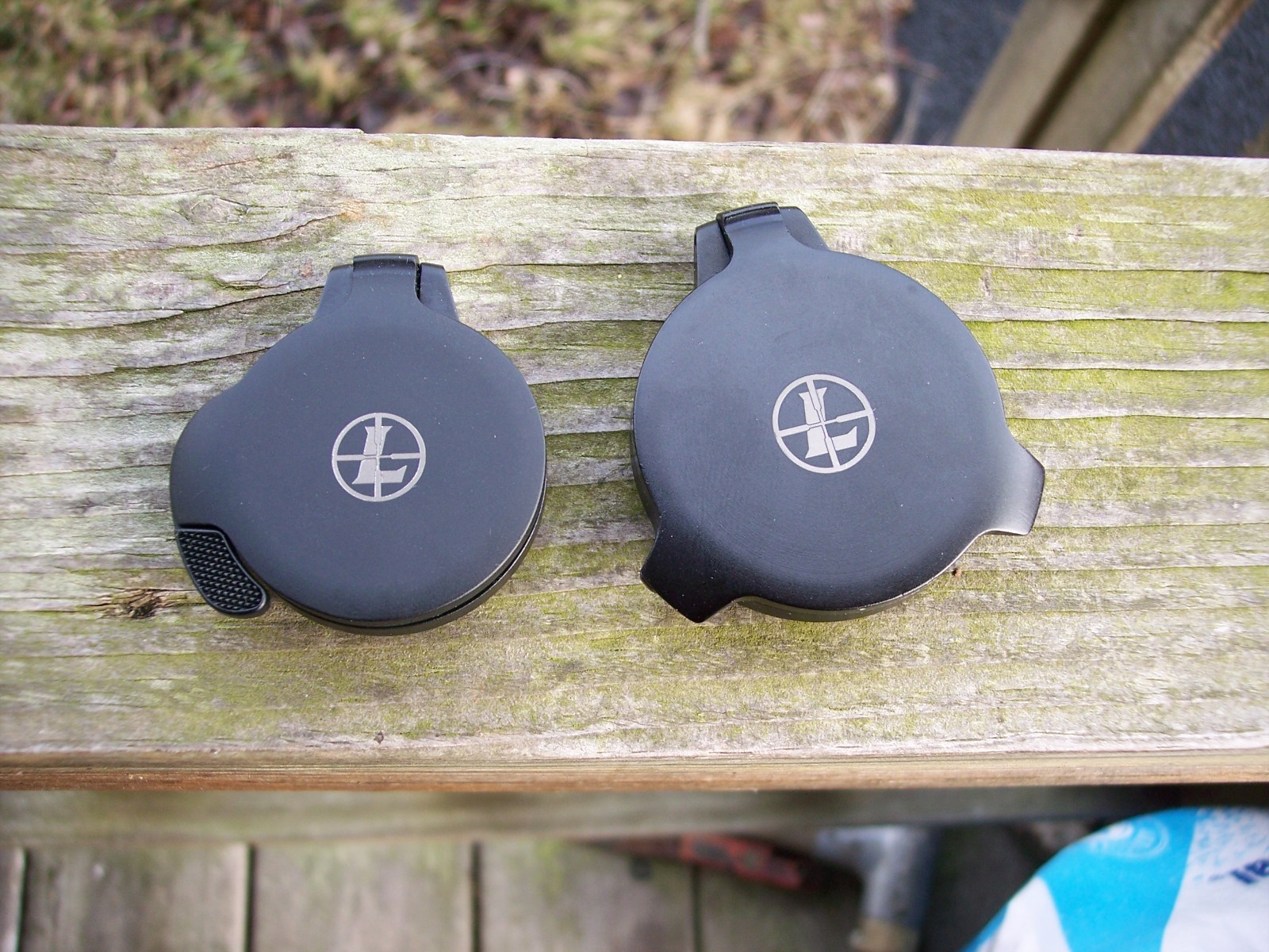 Leupold 40mm Alumina Flip Front & Rear Metal Covers New
