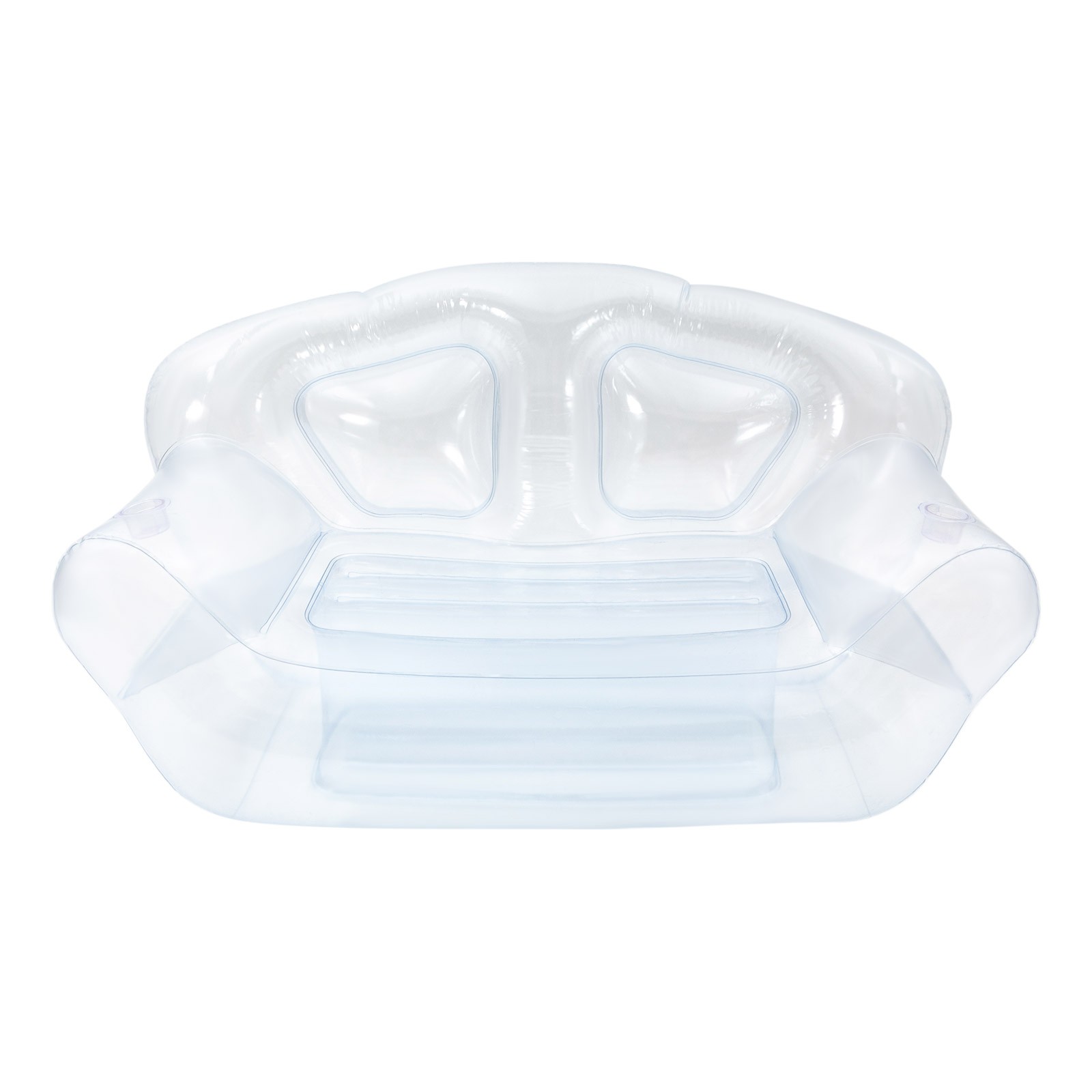 Modern 70.9*35.43*37.4in PVC Clear Portable Inflatable Couch Double Person Sofa