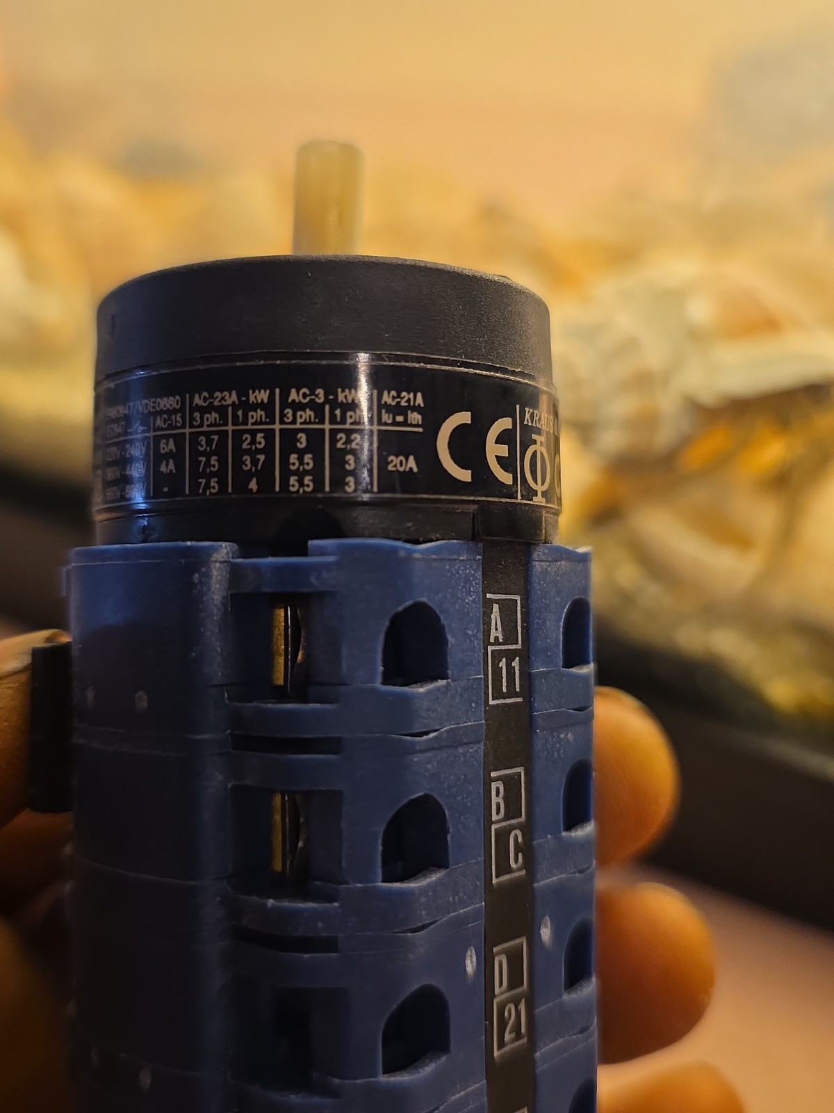 Kraus and Naimer CA11 Rotary Cam / Load Break Switch