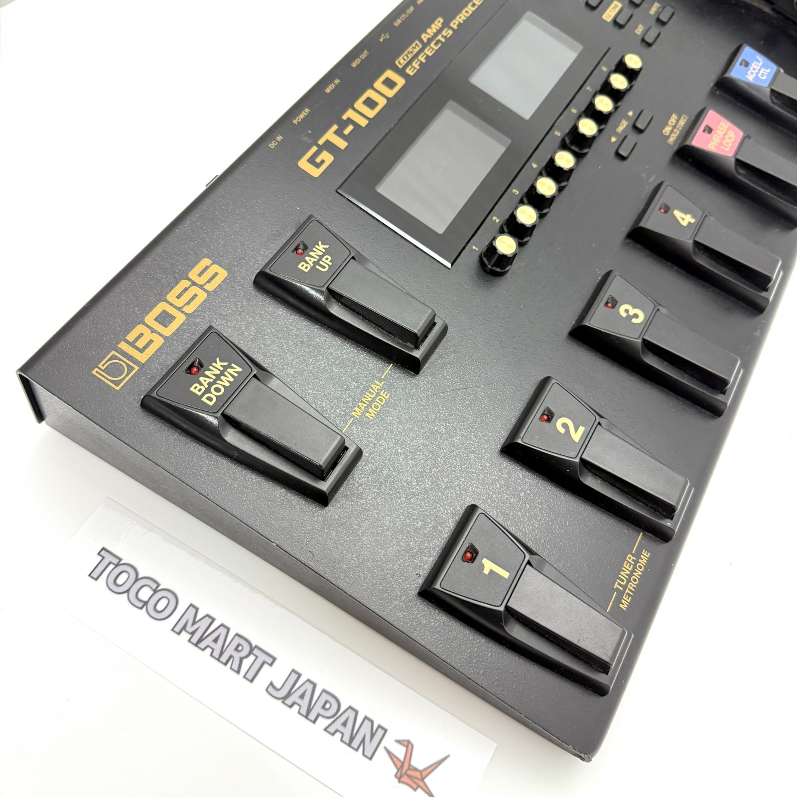 Boss GT-100 Multi-Effects Processor Guitar Effect Pedal w/ Adapter Japan #0142