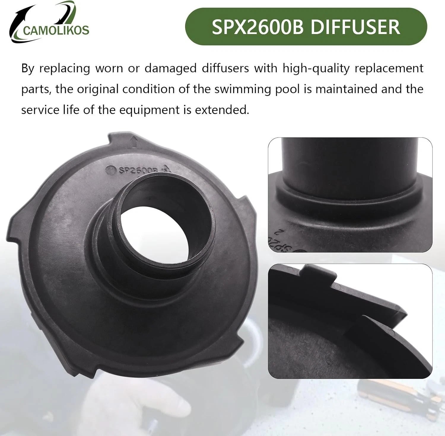 Hayward Super II & Super Pump Diffuser Replacement — Model Compatibility Incl...