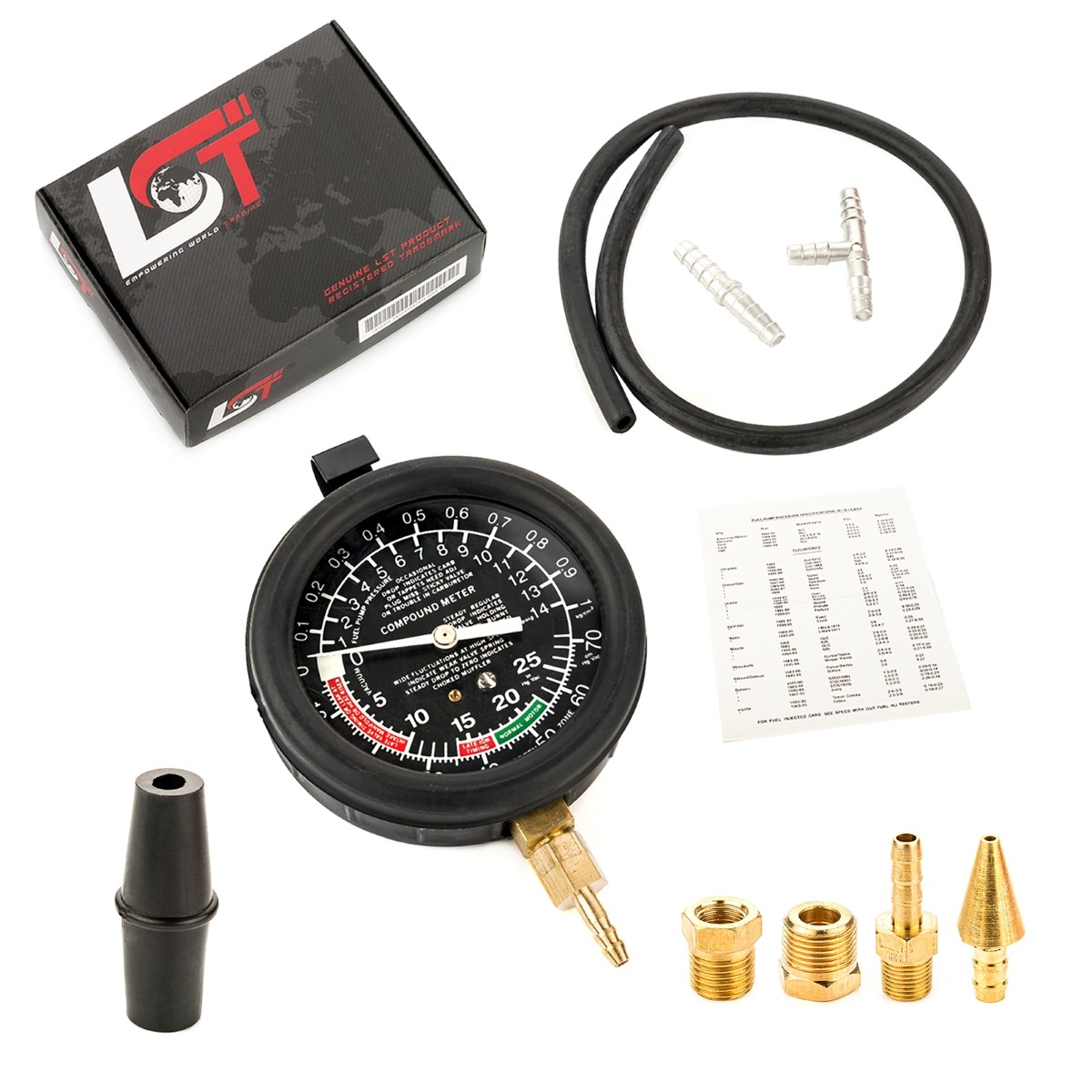 Vacuum Fuel Pump Pressure Tester Petrol Pump Tester for SAAB