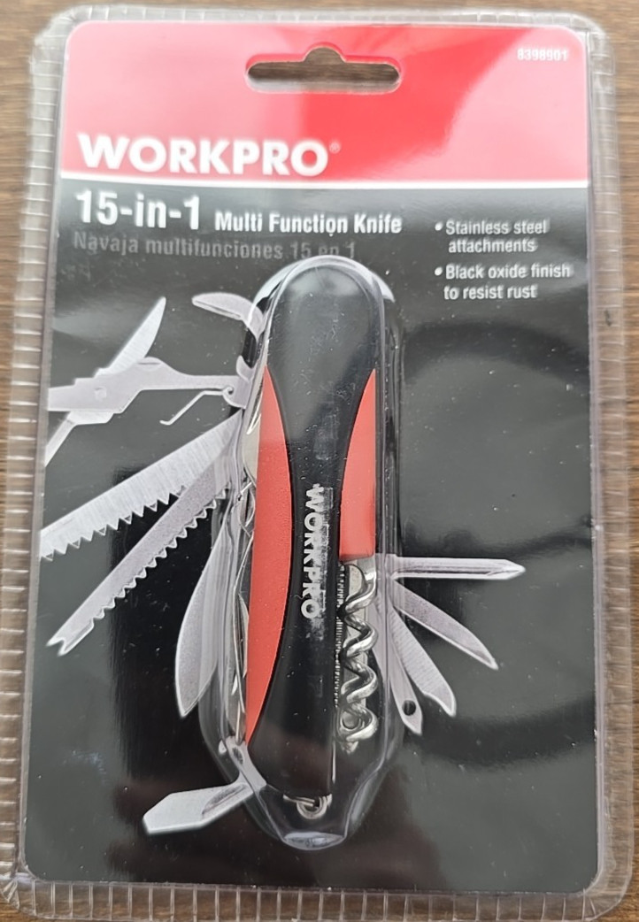WORKPRO 15-in-1 Multi-Function Knife 8398901