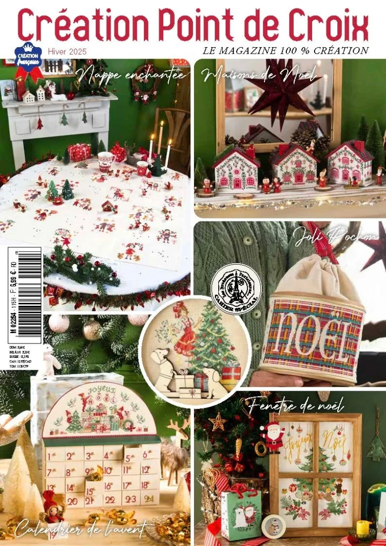 French cross stitch magazine Creation point de croix No.115