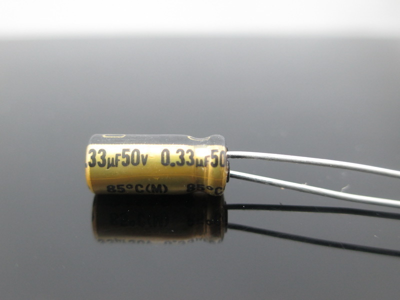 JAPAN 20PCS Nichicon MUSE FG Fine Gold 0.33Uf  50V 0.33mfd Audio Capacitor