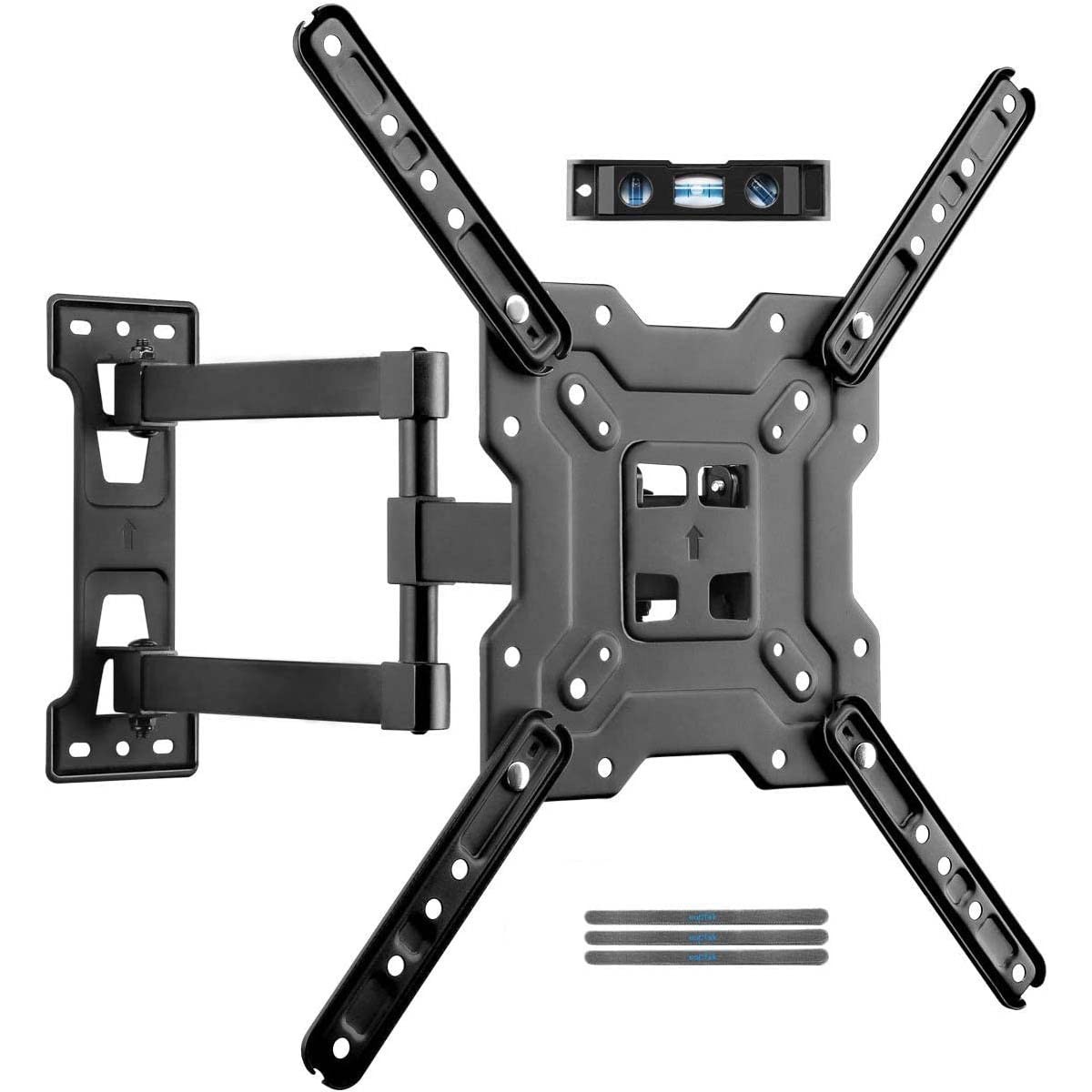 Suptek TV Wall Mount Swivel and Tilt Full Motion for Most 23 to 55 inch TV Mo...