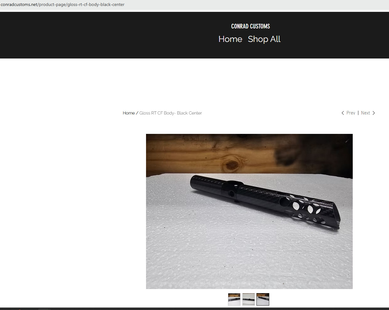 Automag Gloss Carbon Fiber RT Front Body