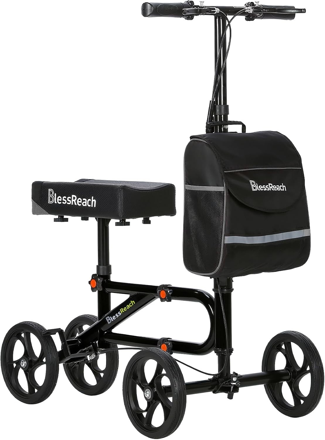 BlessReach Economy Knee Scooter Steerable Knee Walker for Foot Injuries Compact