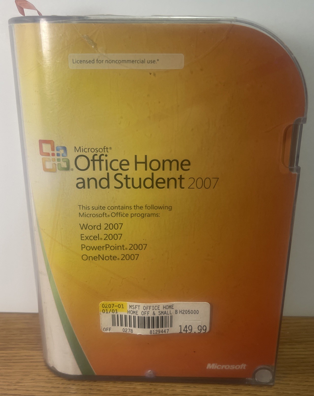 Microsoft MS Office Home and Student 2007 Word Excel PowerPoint OneNote W/ Key
