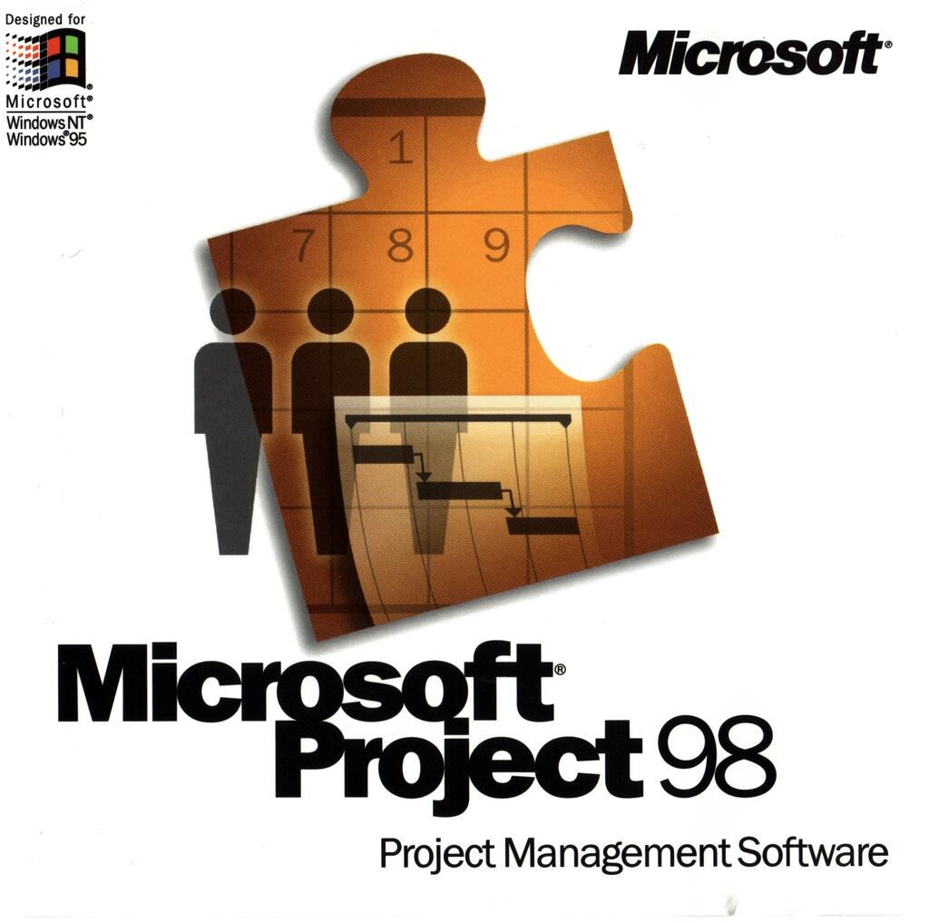 Microsoft Project 98 Upgrade for Windows 95 98 NT CD-ROM with Install Key (1997)