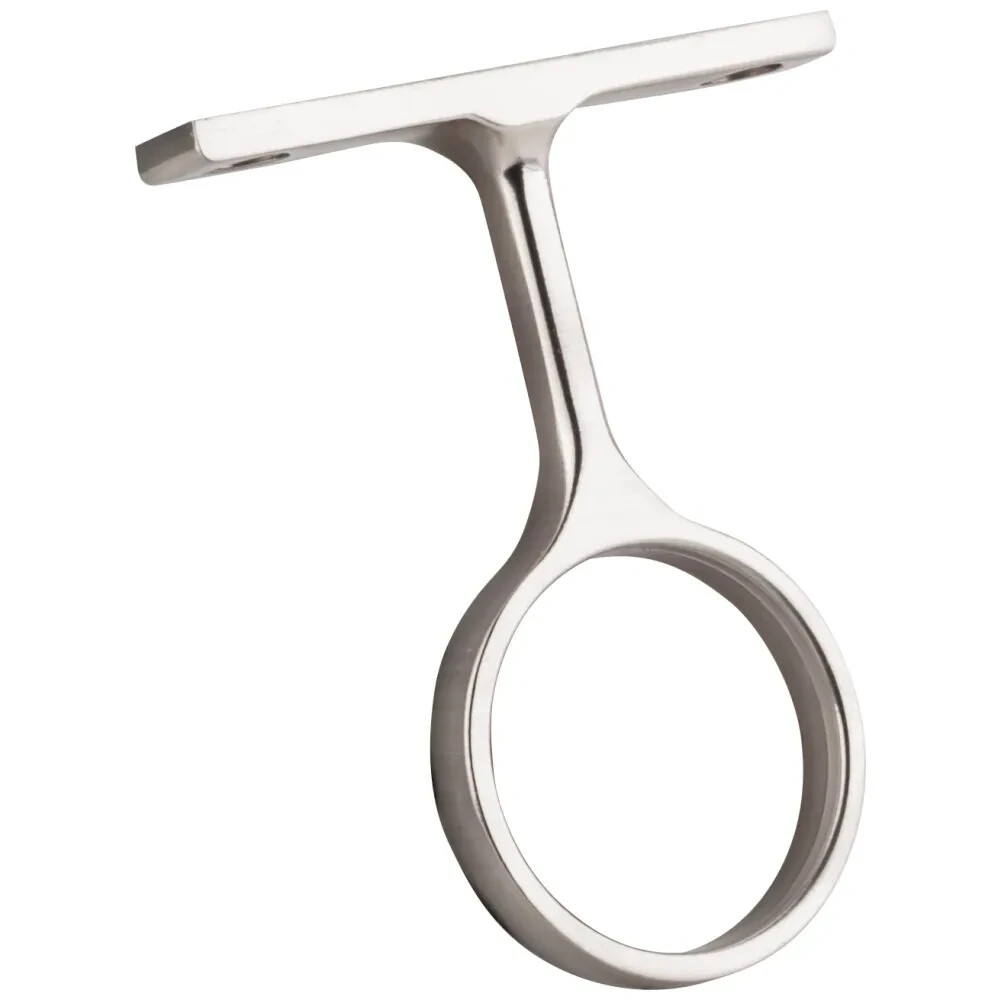 5 X Satin Nickel- 1-5/16" Middle Closet  Bracket for 1-1/4"-Round Closet
