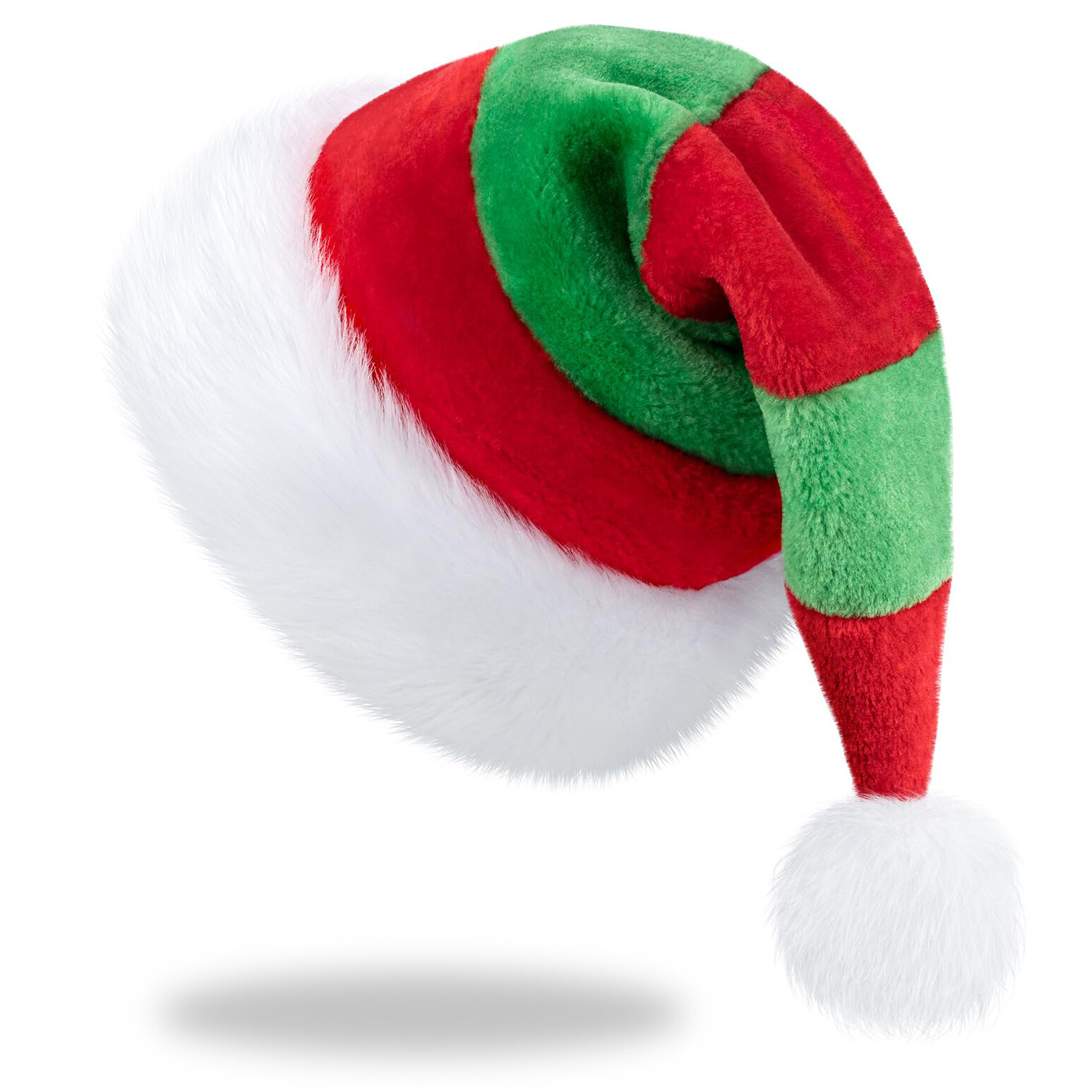 Christmas Santa Claus Hat Adult Christmas Holiday Hat Thickened Santa Claus Cap