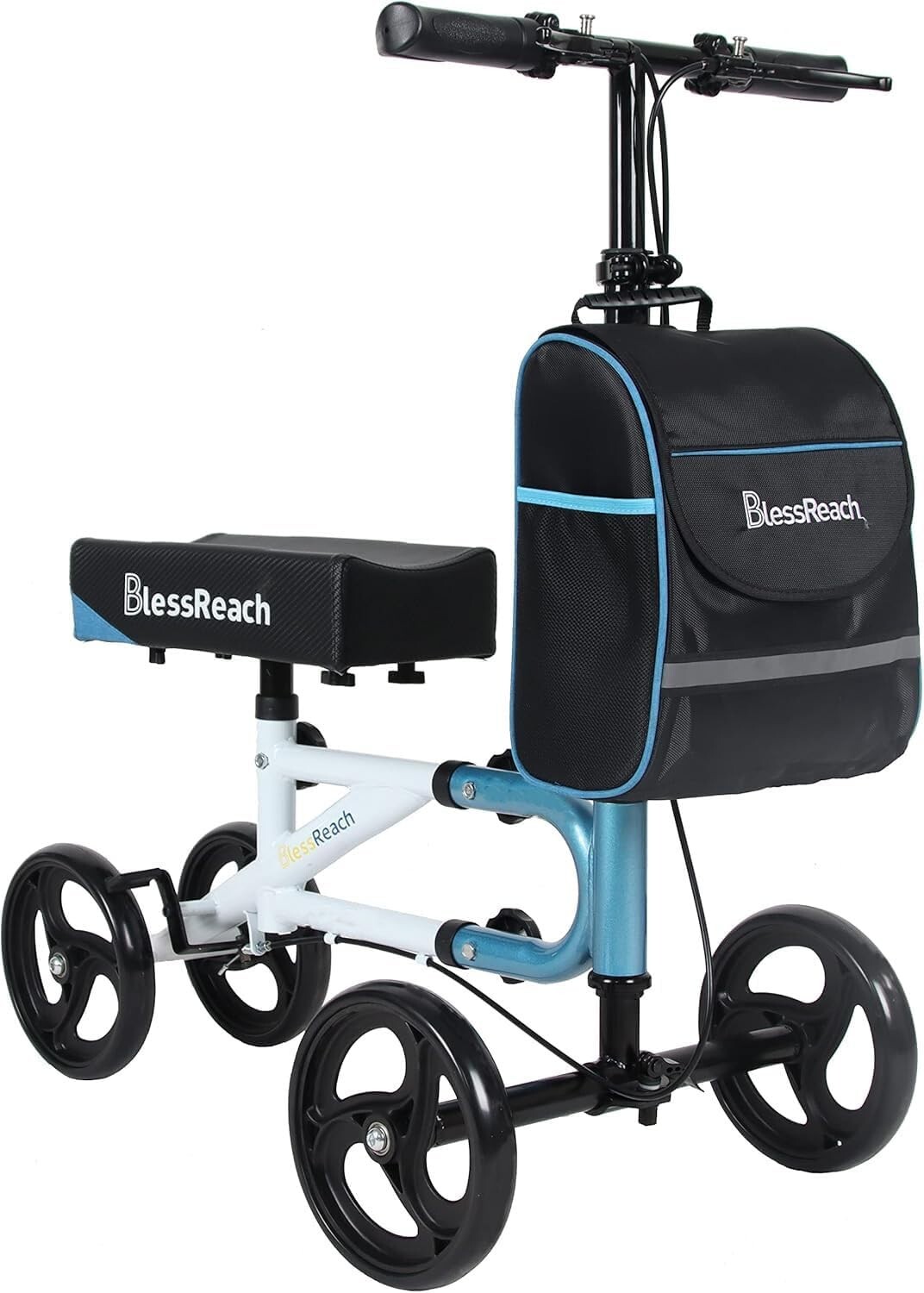 Economy Knee Scooter Steerable Knee Walker for Foot Injuries with Dual Braking