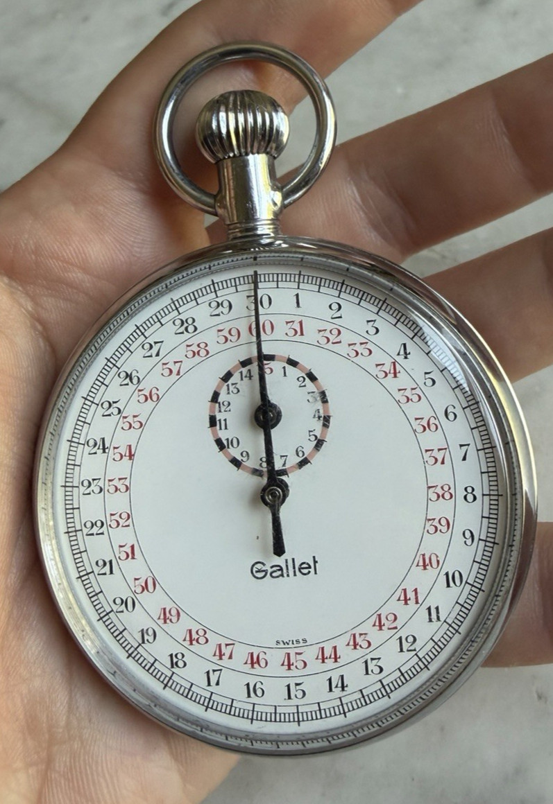 Vintage Gallet Swiss Stopwatch