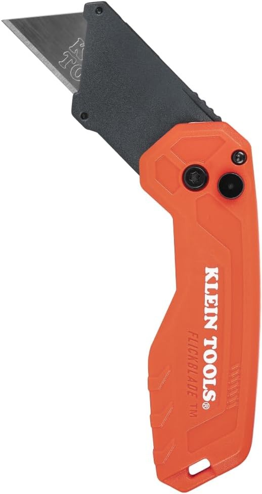 FLICKBLADE Folding Utility Knife – Subcompact Quick-Change Carbon Steel Blade