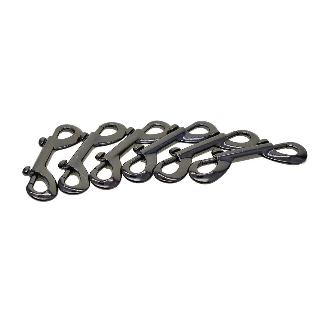 2/4/6/10pcs Double End Snap Hook Ring Keychain 90x27mm