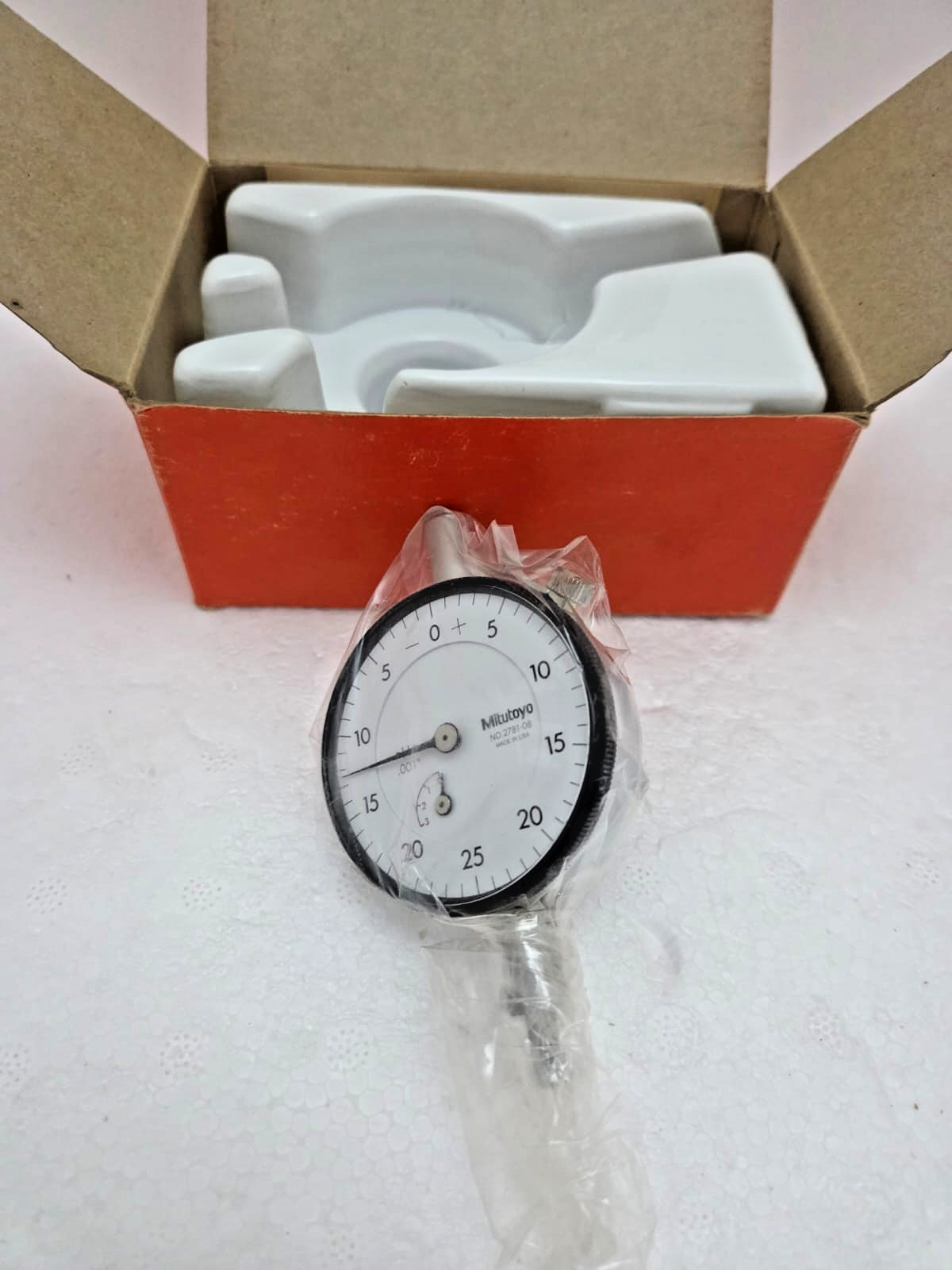 Mitutoyo 2781-08 Dial Indicator 0.001" Grad USA Made - Brand New